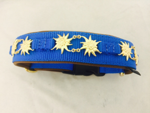 Preview: Halsband Edelweiss Tracht